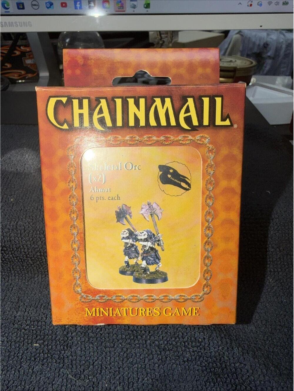 D&D Miniatures Chainmail box set: Skeletal Orc (x2)